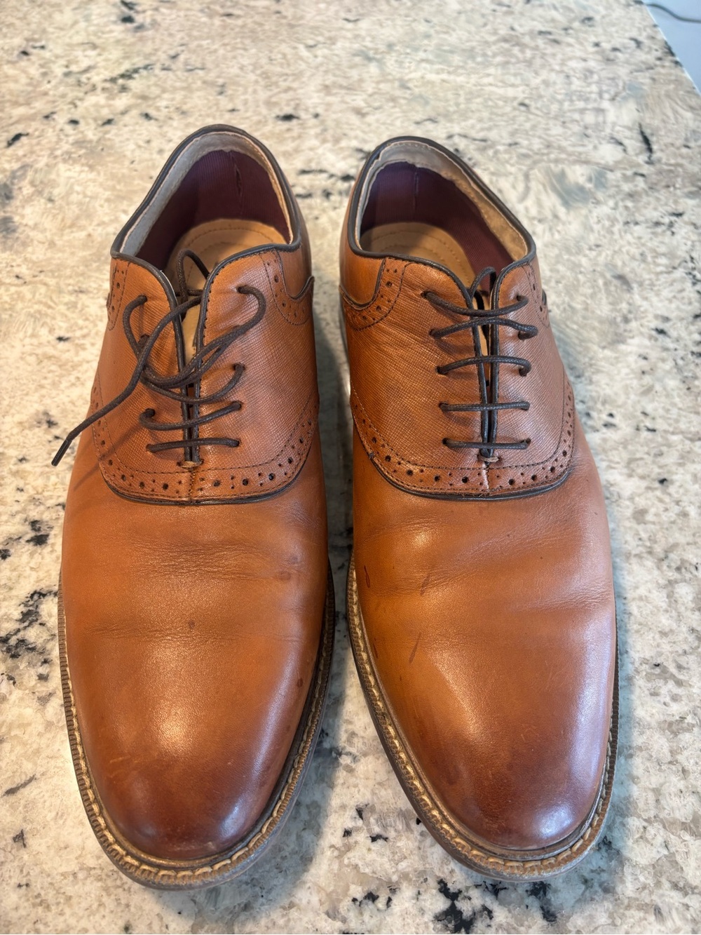 Aston Grey Leather shoes